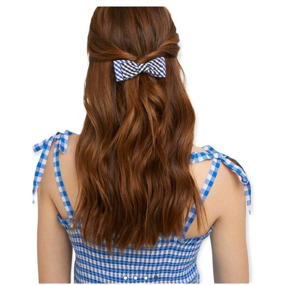 Draper James Taylor Smocked Gingham Midi Dress - Picture 3 of 14